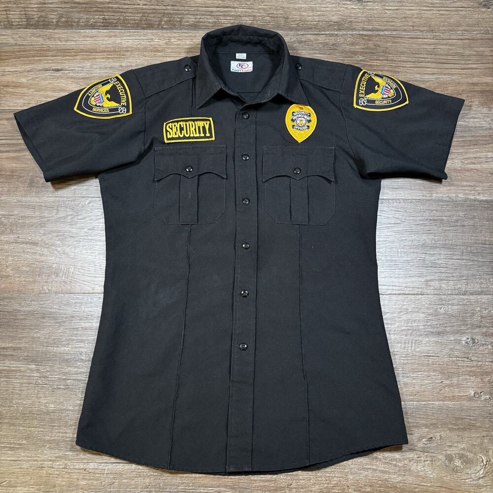 First Class Executive Security Services Officer Uniform Shirt Mens 15-15.5 Med